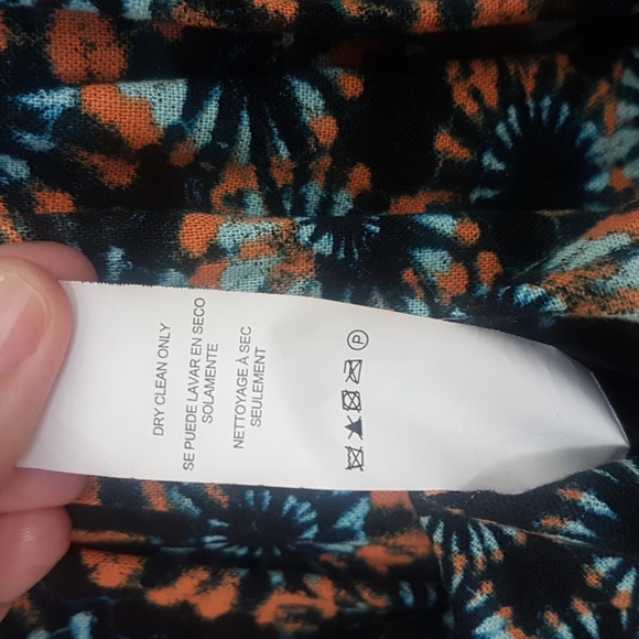 Kensie linen rayon blend summer dress. Size Large - Picture 8 of 9